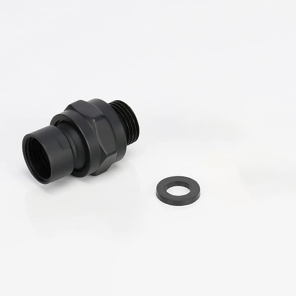 Universal duschhuvudsvängbar ledadapter Black Black
