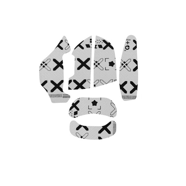 Forbedrede Grip Mouse Stickers til Logitech G604 White White