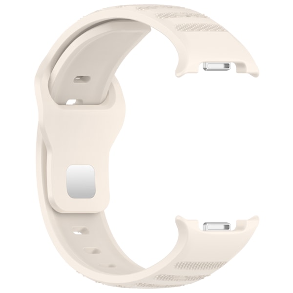 Stilfuld silikonerem til Galaxy Watch8 & Watch Ultra2 Beige