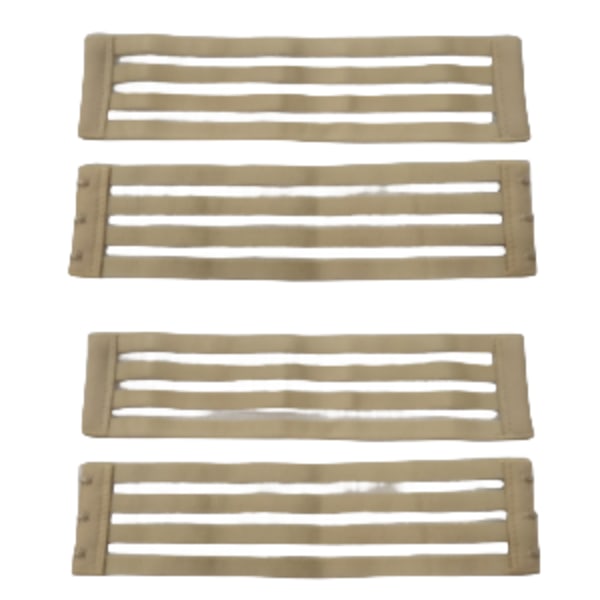 Invisible Bra Extension 3 Hook Bra Extender Strap Beige