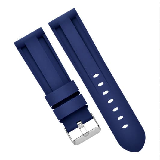 Silikone urrem til Panerai Luminor Marina Blue 26 mm Blue 26 mm