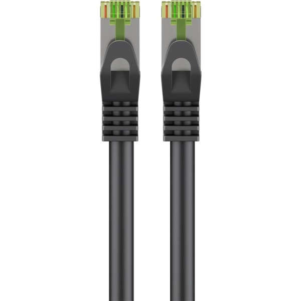 GHMT-certifierad CAT 8.1 patchkabel, S/FTP (PiMF), svart