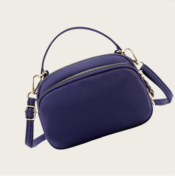 Alsidig nylon skuldertaske DarkBlue DarkBlue