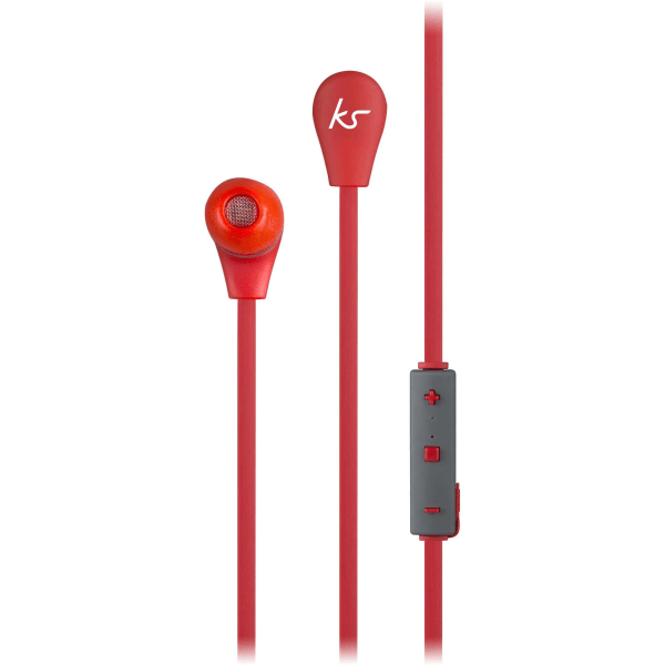 KITSOUND Hörlur Bounce Röd In-Ear Trådlös Mic