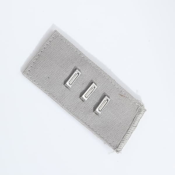 Midjeförlängare med spänne, byxkrokstyp (5 st) Grey Grey