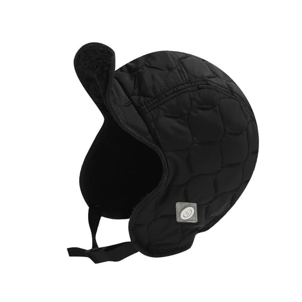 Vendbar trapperhat med fleeceforing og tykke øreklapper til skiløb, cykling og kolde vinteraktiviteter Black Black