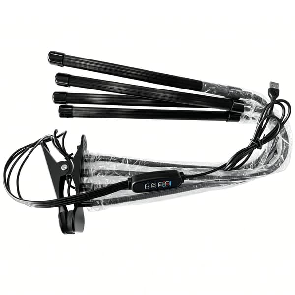 Växtlampa / växtbelysning med 4 flexibla LED lysrör 2-pack