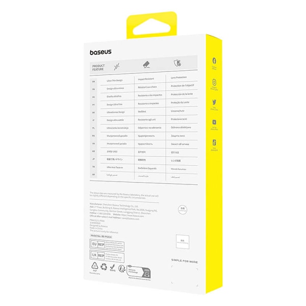 Magnetisk telefoncover til iPhone 15 ProMax Baseus CyberLoop Series (sort)