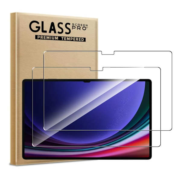 2-Pack hærdet glas skærmbeskytter til Samsung Galaxy Tab Samsung TAB S10+