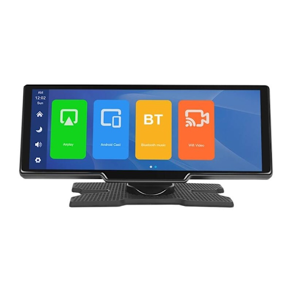 Bilskærm 9,3" Podofo A3073 Carplay&Android Auto + front- og bagkamera