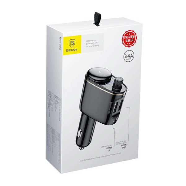 Auton Bluetooth MP3-soitin Baseus S-06Black OS