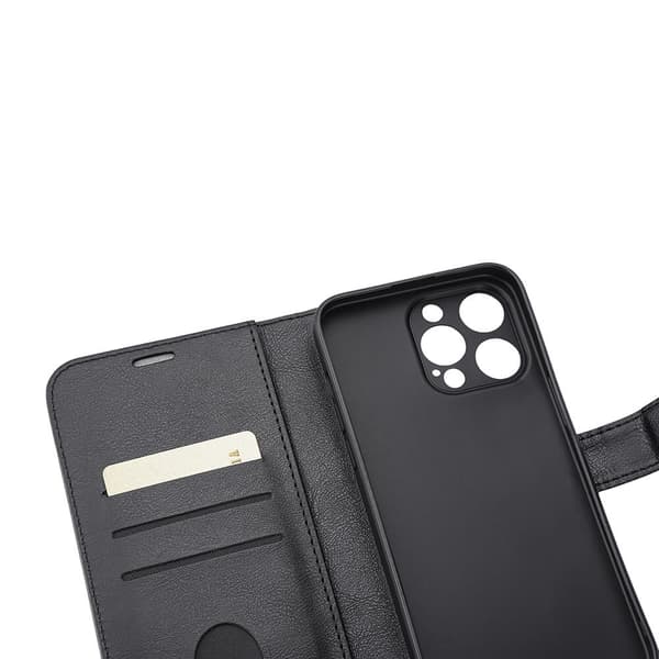 Mobilfodral Strålningsskydd PU MagS RFID Svart - iPhone 15 Pro Max