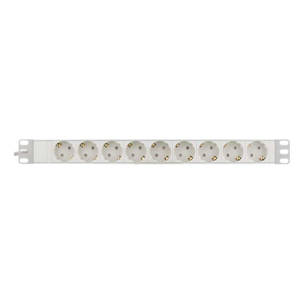 Power strip 9xCEE 7/3 1xCEE 7/7 increased touch protect 2m
