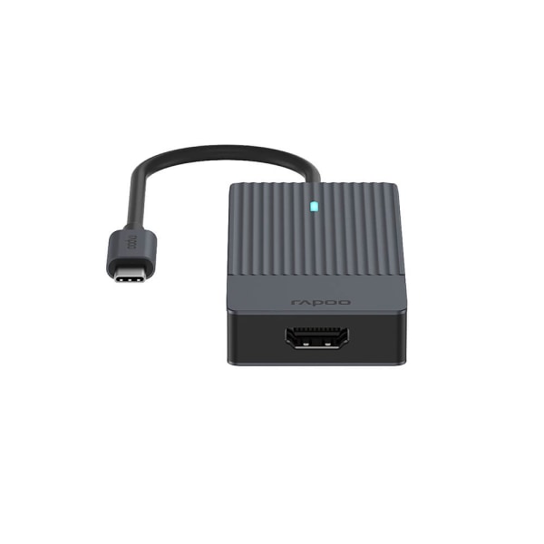 RAPOO Multiport USB-C UCM-2001 4-i-1 USB-C-Adapter