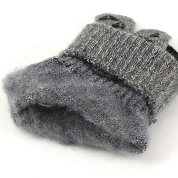 Varma touchvantar vinterhandskar Grå/svart (one-size)