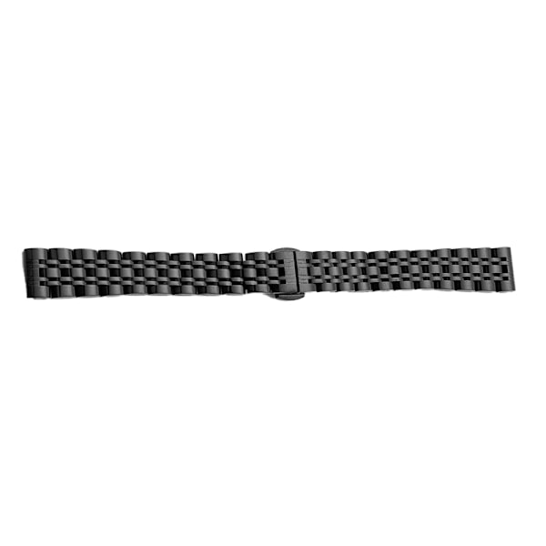 Klockarmband i rostfritt stål för Garmin Lily 2 - 14 mm fjärilsspänne Svart