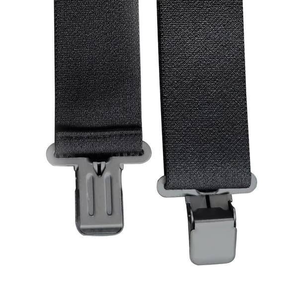 5 cm elastiske X-ryg seler med fire clips - kraftigt arbejdstøj