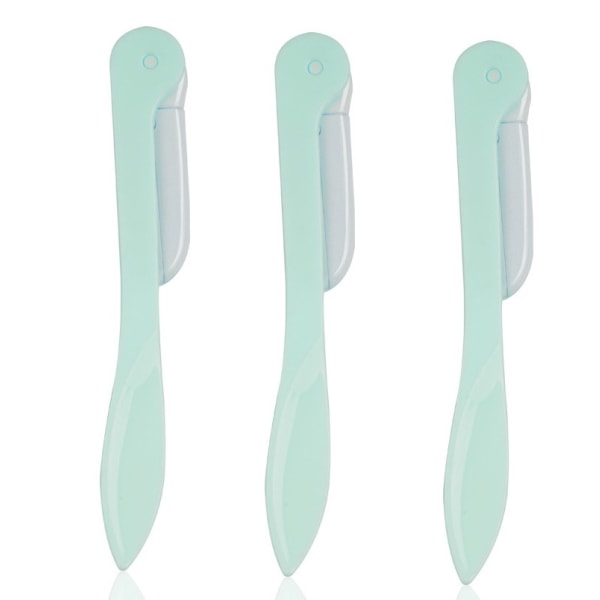 Eyebrow Razor 3-pack Grön