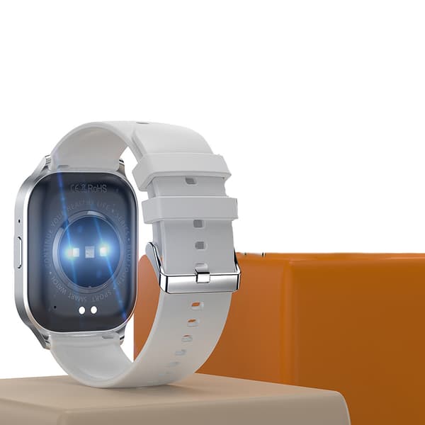 Älykello Vedenpitävä Bluetooth-puhelut Älykello Silver Silver