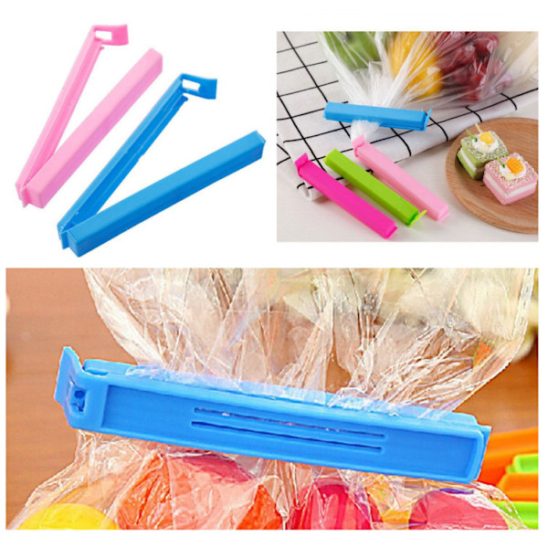 Flerfärgade Förseglingsklämmor, 10-pack