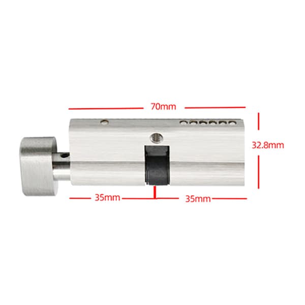 Låscylinder med 3 nycklar / dörrlås med hög säkerhet 90 mm 90 mm