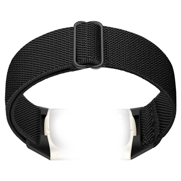 Slitstarkt Nylonarmband för Fitbit Charge 5/6 - Aktivitetsarmband Svart