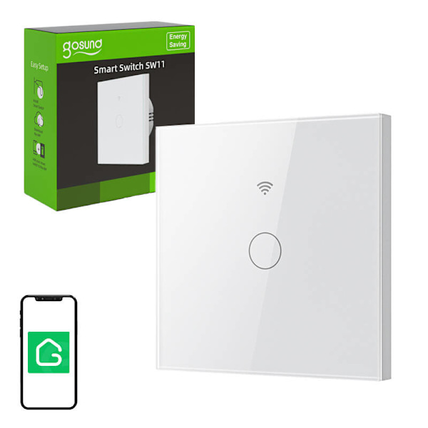 Smart Touch WiFi -valokytkin Gosund SLS1 Single (valinnainen N)