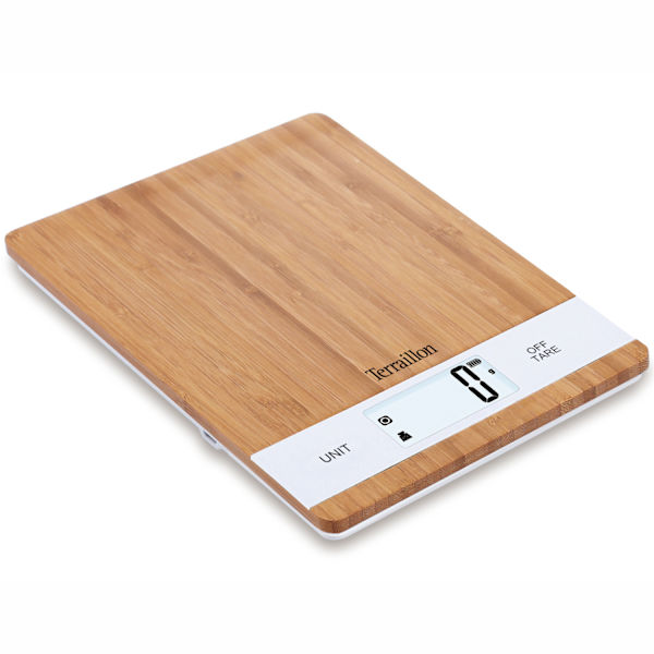 Köksvåg Bamboo Uppladdningsbar, 5 kg