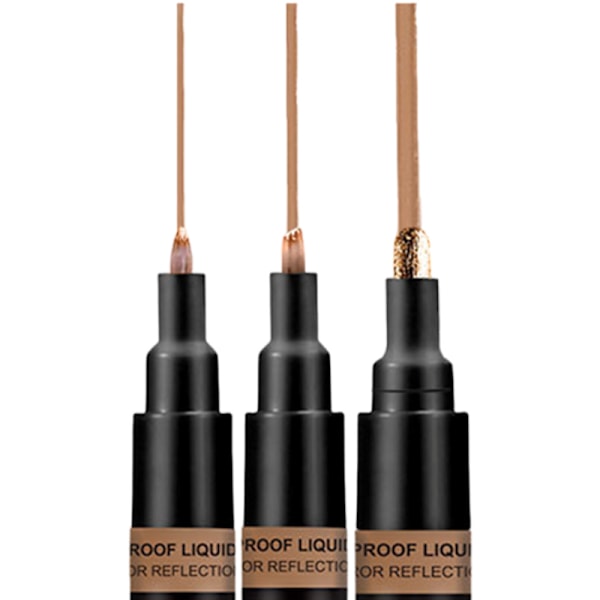 Metalliska markörpennor, 3-pack Brons