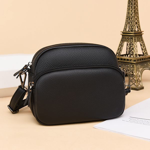 Aito nahkainen Crossbody laukku - tyylikäs ja tilava