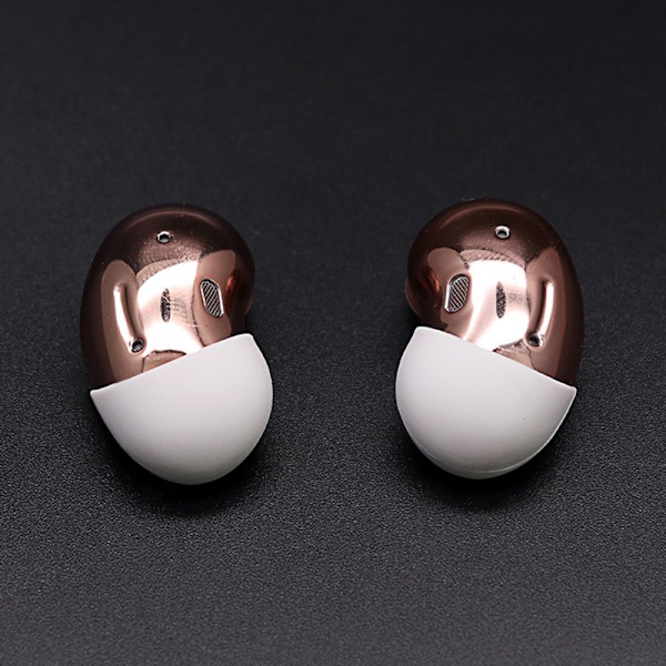 Mjukt silikon hörlursfodral för Samsung Galaxy Buds Live Vit