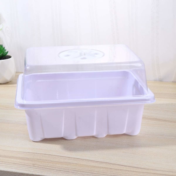 Formeringsbakkepotter, Frøplantestartbakker 12 celler pr. bakke Sort