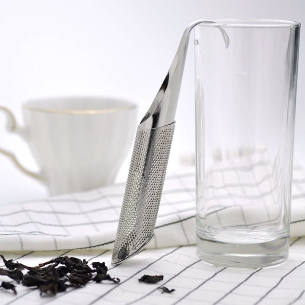 Long Pipe Tea Infuser tesil 2-pack Silver Silver