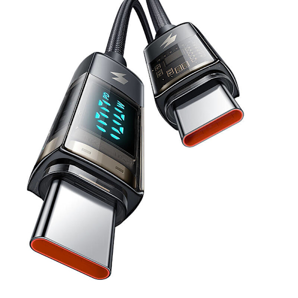 Mcdodo CA-3611 USB-C till USB-C-kabel, automatisk avstängning, PD 100W, 1,8m (svart)