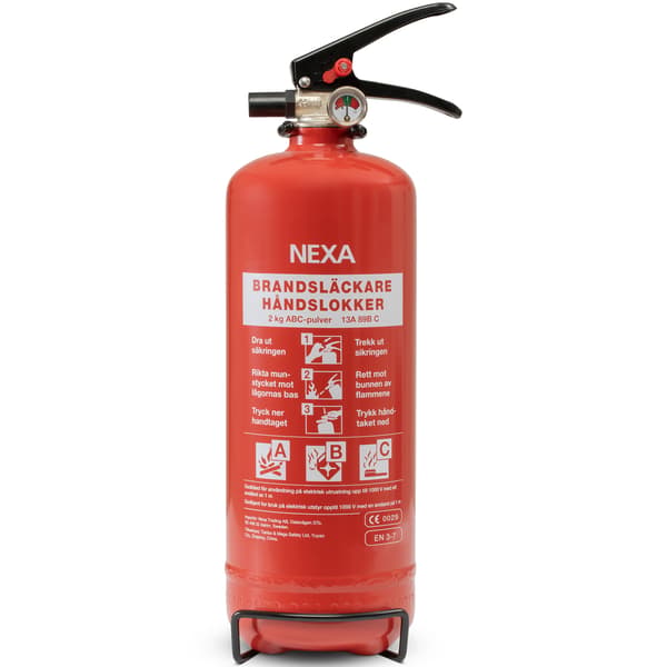 Brandsläckare Röd 2kg 13A