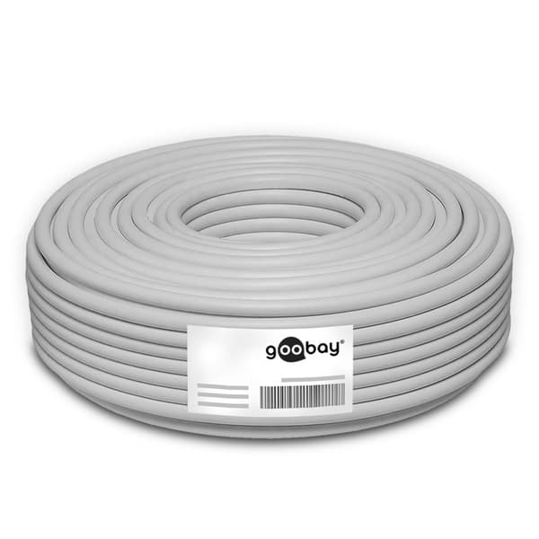 CAT 6A netværkskabel, S/FTP (PiMF), grå