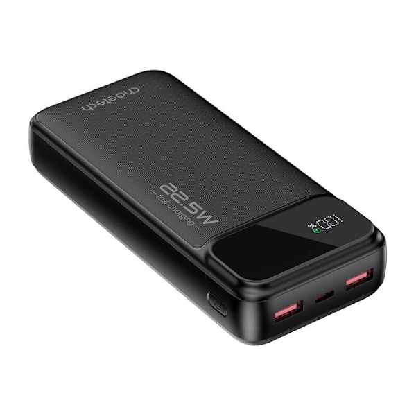 Choetech Powerbank B729 20000mAh 22,5W PD (svart)