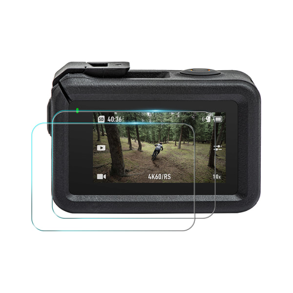6-delad actionkamera härdad filmsats för DJI OSMO ACTION 4 Transparent