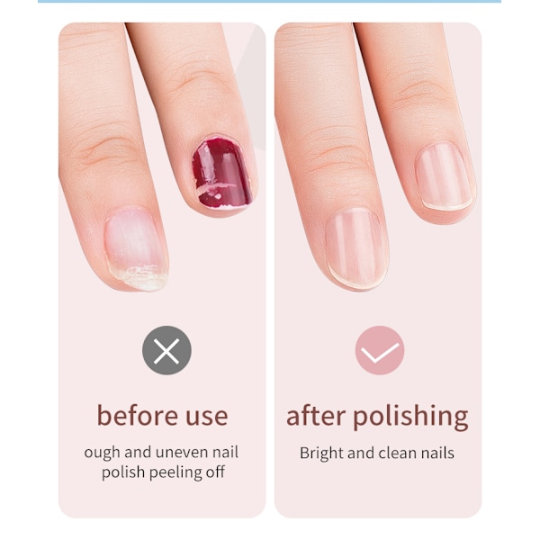 Bårbar elektrisk negleboremaskine til akrylnegle, genopladeligt manicure- og pedicureværktøj Sort
