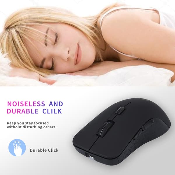 Trådlös Bluetooth-mus med dubbla lägen - Ergonomisk design