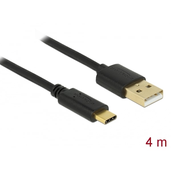 USB 2.0 cable Type-A to Type-C 4 m