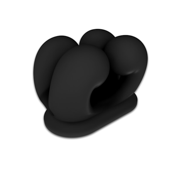 Multifunktionel læbestift organizer Black Black