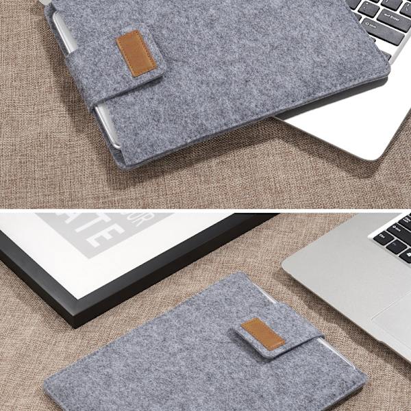 Suojaava huopakotelo iPadille ja Xiaomi Pad -tableteille Harmaa 10,5 tuumaa