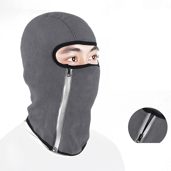 Reflekterande termisk ansiktsmask Mörkgrå