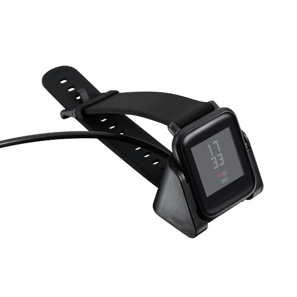 Smart Watch Oplader til Amazfit BIP/BIP Lite - Sort