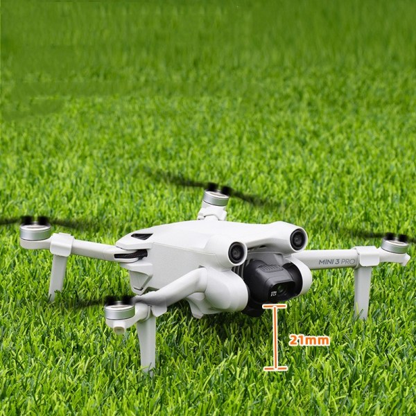 Landingsgear med højdeforlængelse til Mini 3 Pro Drone Grå Grå