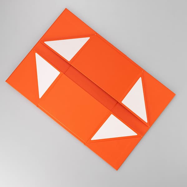 Stor V-formet gaveæske Orange L Orange L