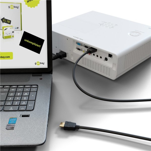 Höghastighets HDMI™-kabel med Ethernet