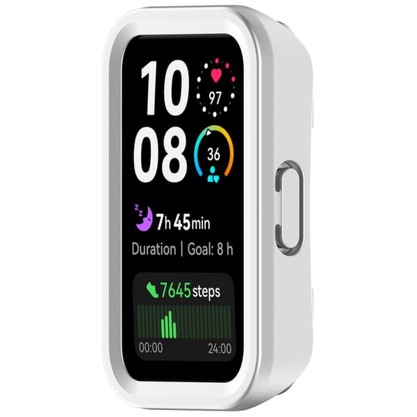Beskyttende PC-etui til Huawei Band 10/9/8 Silver Silver