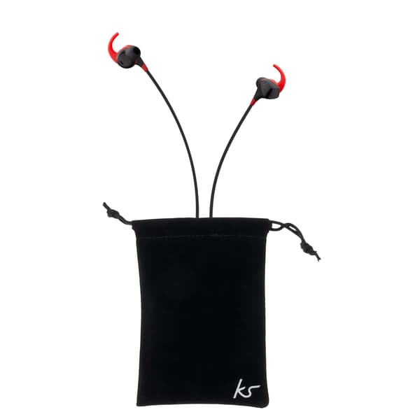KITSOUND Immerse Active ANC -langattomat nappikuulokkeet, punainen